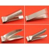 11-Piece Stainless Steel Pottery Texture Clip Set for Clay Modeling