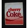 Coca-Cola Cherry Coke  Decal 2 1/2 inches by 3 inches