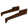 Rosewood, 5 x Pairs End Caps for Rehau 150mm Sill