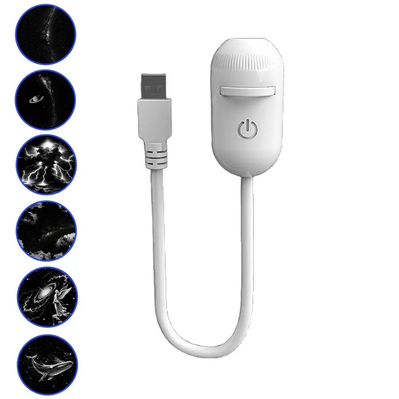 USB Galaxy Projector Night Light for Home Décor – 360°