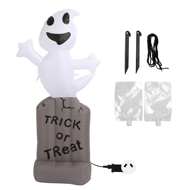 Inflatable Ghosts Tombstones Decoration 5Ft LED IP44 Waterproof With Blower