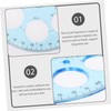 Operitacx Circular Protractor Measuring Ruler Set for Students 360 Degree
