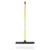THE GROUNDSKEEPER II Rake 55-inch Lightweight Fiberglass Handle, 21-inch Head,