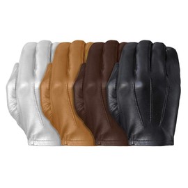Tough Gloves Elite Leather Patrol Gloves (Lined) for Police, Driving, Tactical Shooting, and Motorcycle Riding (Thin Cabretta)