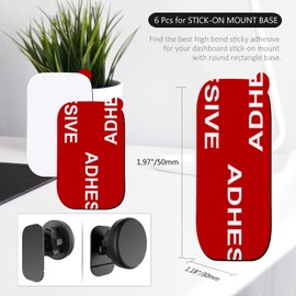 Very High Bond Car Adhesive, AZXYI 9 PCS Dashboard Sticky Adhesive Replacement, Double Sided Sticky Pads Sticker Tapes for Mounting Windshield Dashboard Magnetic Phone Car Mount and Dash Cam