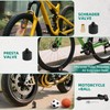 YITAMOTOR Max 150PSI Electric Bike Pump with Gauge Mini, Bike
