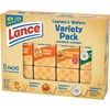 Lance Sandwich Crackers, Variety Pack Captain's Wafers, 8 Ct Box