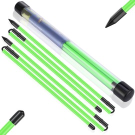 Collapsible Golf Alignment Sticks 2Pack,48" Alignment Sticks for Golf Training,Golf Training Equipment for Aiming, Putting and Swing with Clear Tube Case