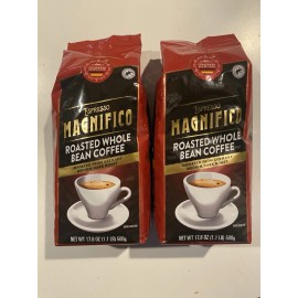 Saquella COFFEE MAGNIFICO WHOLE BEAN COFFEE 2x1.1lb/500g