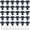 30 Pack Round Kitchen Cabinet Knobs, Fitepro 1.2" 30mm Flat