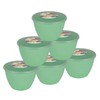 Just Pudding Basins Pastellfarben 1 Pint Waschbecken und transparenter Deckel,