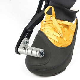 aqxreight Botas de Almohadilla de la Palanca de Cambios de Motocicleta Botas de Revisión Rápida de Zapatos de Palanca de Cambios de Motocicleta Protector de Transporte Moderado fácil. Para Bien y