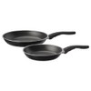 KAVALKAD Frying Pan set of 2 Black Kitchen Non-Stick Coating