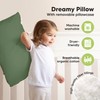 KeaBabies Toddler Pillow with Pillowcase, Jumbo 14X20 - Soft Organic