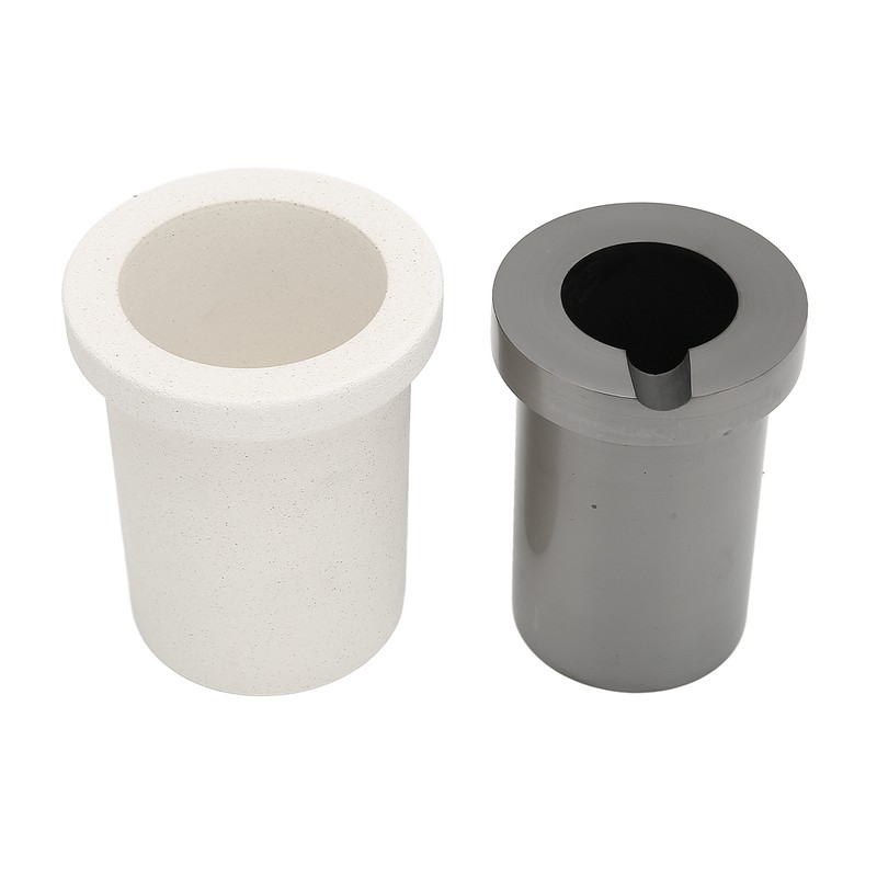 Graphite Crucible Set Induction Gold Melting Furnace High Temperature Resistant
