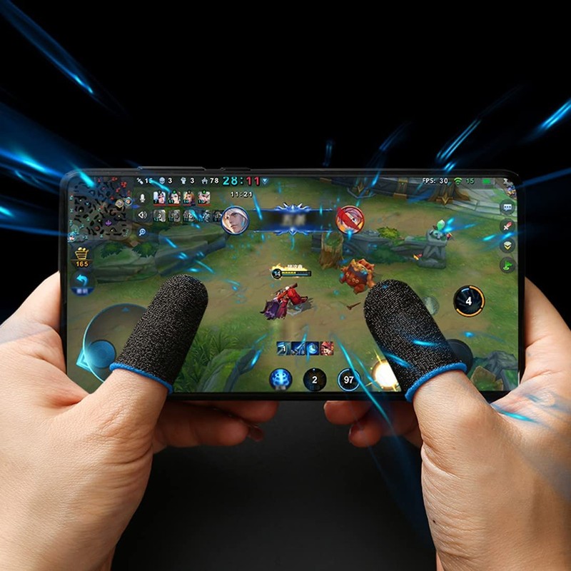 PUBG Game Finger Sleeve Set, 4 Pieces Touch Screen Thumb