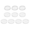 sourcing map 10Pcs 50mm/2in Air Vents Circular Soffit Vents, White