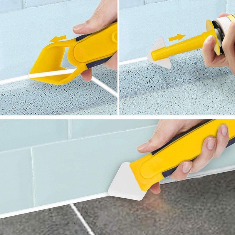 Caulking Tool Kit 8 Piece Silicone Joint Tools Caulk Remover