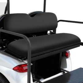 RIZINKART Universal Golf Cart Rear Seat Covers Fit for Club Car EZGO Yamaha Aftermarket Regular Back Seat Cushion，Durable Stretchy Breathable Washable Polyester Mesh Cloth