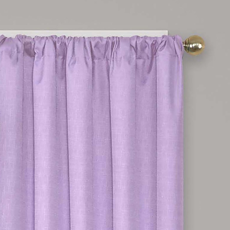 ECLIPSE Kendall Solid Blackout Window Curtains for Bedroom (Single Panel),