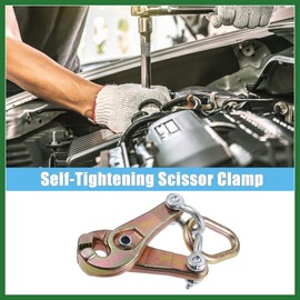 Motoforti Universal 3 Ton Self-Tightening Body Repair Clamp Dent Puller for Car Golf Cart ATV UTV Frame Pulling Clamp Auto Body Clamp Collision Repair Tool Dent Repair Clamp Long-Lasting