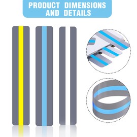 INGJIA Reading Marking, 30 Pieces Marker Strips, Colourful, Ruler Tracking, Marking Strips, Coloured Overlay Reading, for Children Visual Stress, Dyslexia, School