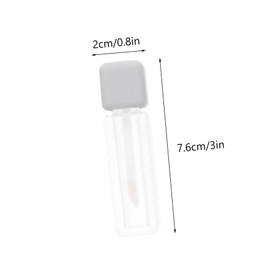 WOONEKY 5Pcs DIY Lip Gloss Tubes with Brush Head Travel Cosmetic Containers for Easy Lipstick Application Leak Design for Personal Use and Business Trips