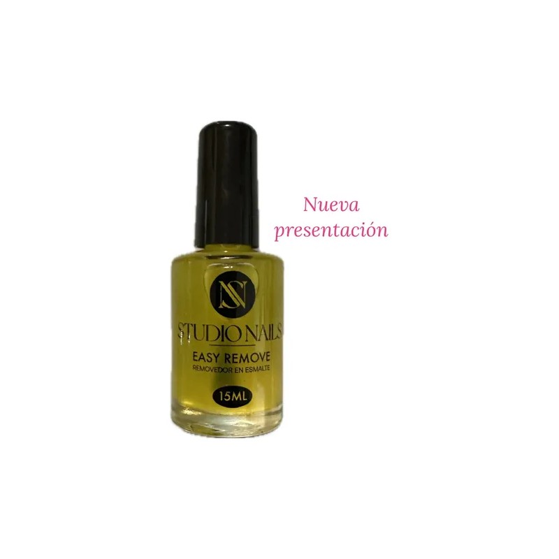 Easy Remove Studio Nails Con Brocha Para Uñas 15ml
