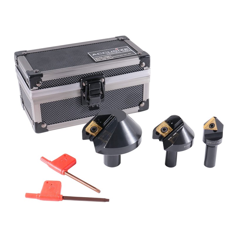 Accusize Industrial Tools, 1/4'', 1/2'' and 1-1/4'' 82 Degree Indexable