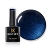 Bluesky Gel Nail Polish, Midnight Swim 80539, Azure, Blue, Dark,
