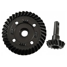 Steel Spiral Diff Ring Gear 37T & Pinion Gear 13T Set, Front Differential Upgrade Parts for Traxxas 1/10 Maxx RC Truck, Heavy Duty Metal Gears Replacement for Part #8978