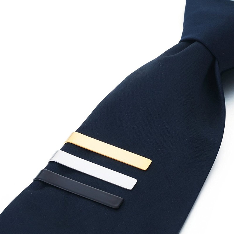 SHUYUE 3 Pc Set 1.9 Inch Skinny Tie Bar Clip