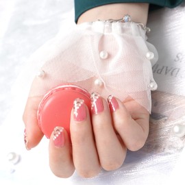 3D Nail Stickers Art, Stylish Nail Polish Strips with Extra Nail Decals, nanosase by igozen (Set of 2) (3D, K21 Beauty Regal)