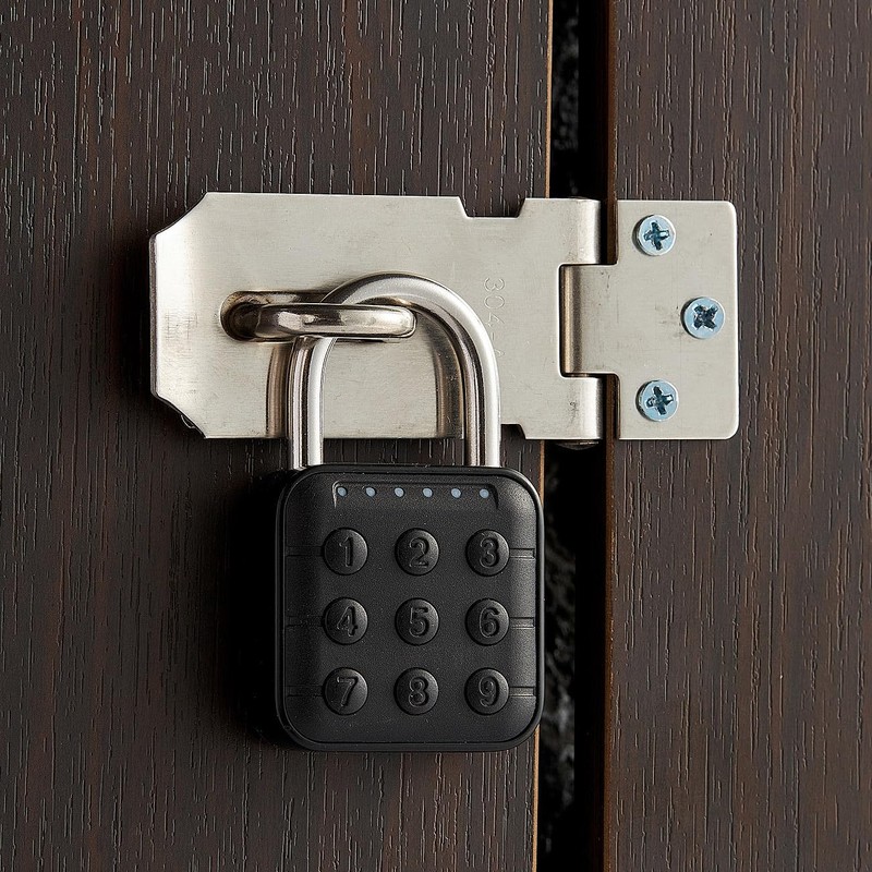 Xcase Locker Padlock: Set of 4 Metal Padlocks, Combination Code,