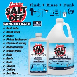 STAR BRITE STAR BRITE Salt Off Concentrate - 1 Gallon - Ultimate Salt Remover Wash & Marine Engine Flush for Boats, Vehicles, Trailers, and More (093900N)