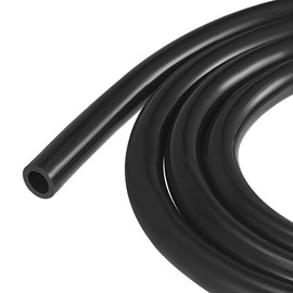MECCANIXITY Vacuum Silicone Tubing Hose 1/2" ID 1/8" Wall Thick 10ft Black High Temperature for Engine