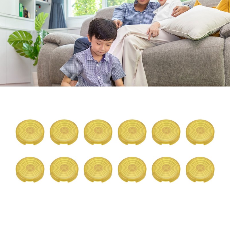 12pcs Arcade Button Cover Replace Mechanical Push Button Cover for