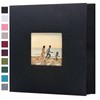 Linen 4x6 Photo Album with Cover Window, 200/300/600 Pockets