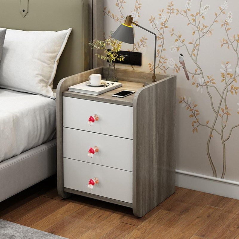 Sutfmwe Mushroom Knobs, Funky Cabinet Drawer Knobs, Unique Mushroom Shaped