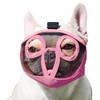 JYHY Short Snout Dog Muzzles- Adjustable Breathable Mesh Bulldog Muzzle