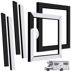 Verdanzia 1 Set RV AC Gasket, 14x14 Inch Universal RV Roof Air Conditioner Gasket and Seal Kit, RV Air Conditioner Repair Replacement Includes Self-Adhesive Picture Frame Gasket and Leveling Pads (1)