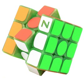 TANCH Fluorescent Speed Cube 3x3 Glow in The Dark Luminous Cubes Puzzle Magic CubesGreen