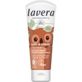 lavera Baby & Children's Care Cream - for Face and Body - Without Fragrances & Preservatives - Moisturising - Protects & Soothes - Vegan - Natural Cosmetics - 75 ml