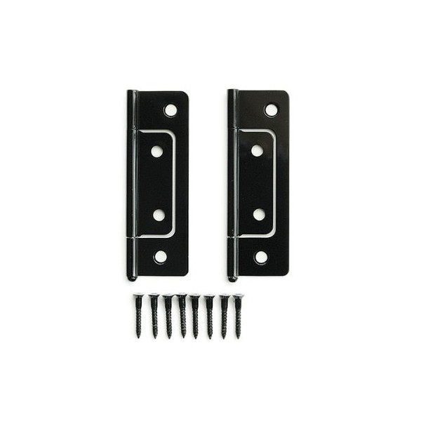 High Logic Flash Hinge 76mm P-664 Black Black