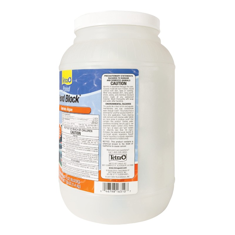 TetraPond Pond Block, 50 Count, Helps Control Algae Growth in