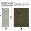 Maxam Sleeping Bag, 28 x 73", Olive Drab