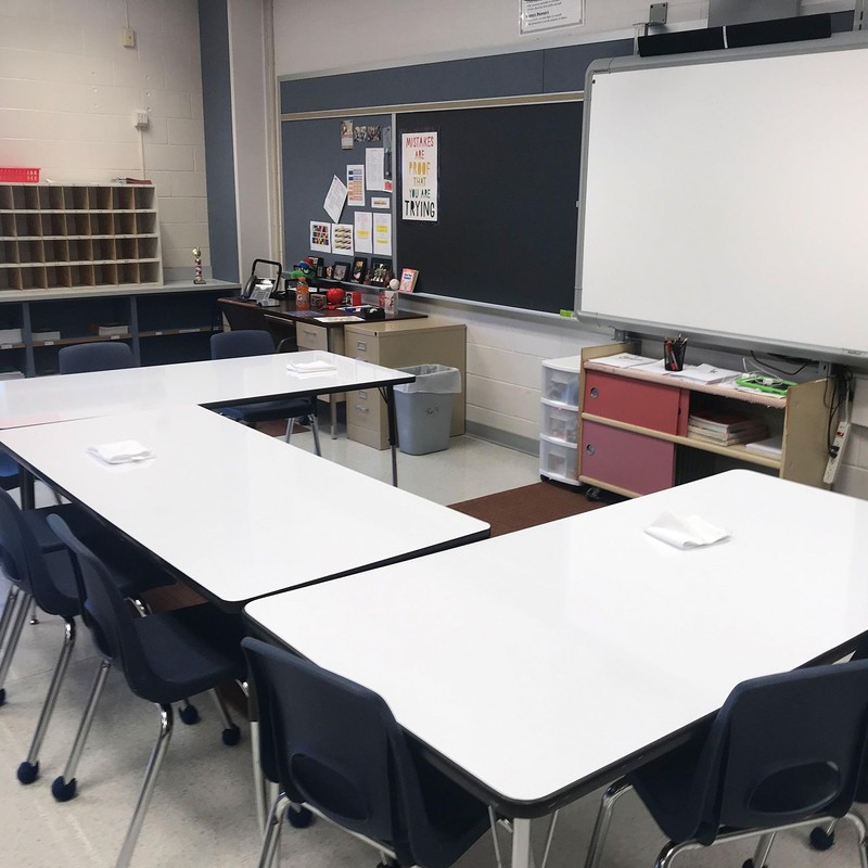 Whiteboard Table Resurfacing Kit - Dry Erase Classroom Table Renewal