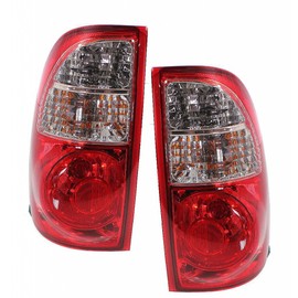 For Toyota Tundra Regular/Access Cab Tail Light 2005 2006 Driver and Passenger Side Pair/Set | Clear/Red Lens | w/Standard Bed | TO2800161 + TO2801161 | 815600C060 + 815500C060