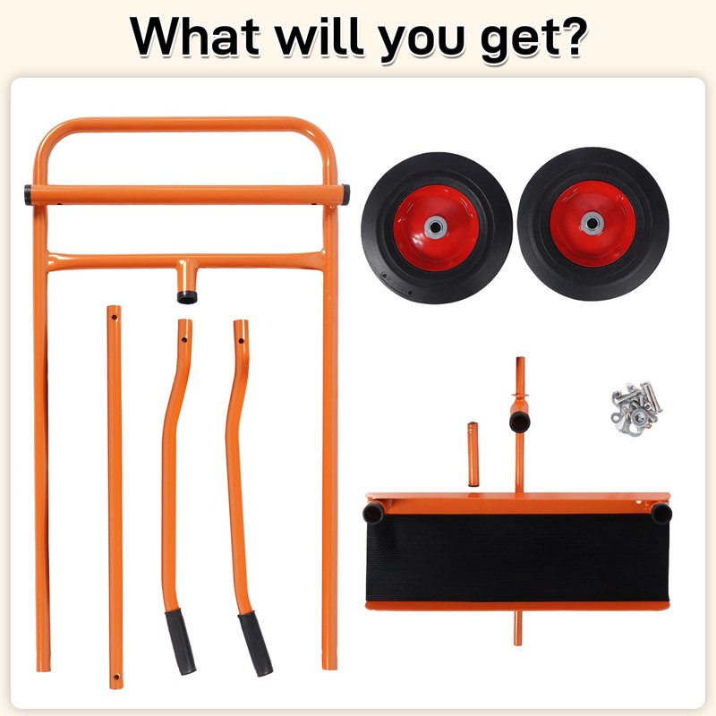 AIWFL Panel Dolly with Handle Heavy Duty Door Slab Dolly