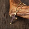 Ropartman Wooden Cross Necklace for Men, 18K Gold Plated Stainless